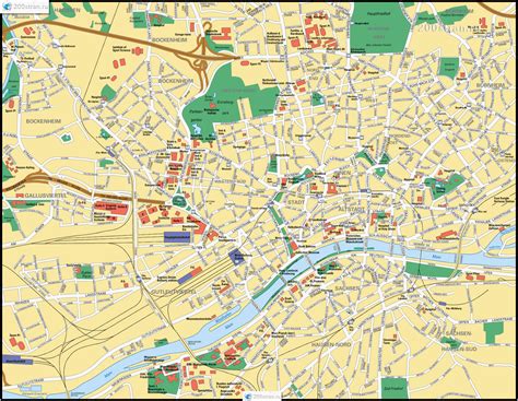 франкфурт карта|Large detailed map of Frankfurt